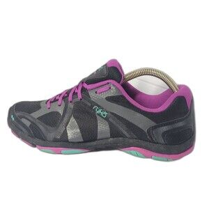 Ryka Womens Influence Black Mesh Running, Cross Training Shoes Sneakers 9M